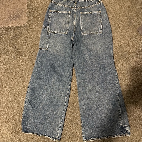 NWT Free People CRVY Outlaw Wide-Leg Jeans - Picture 2 of 3